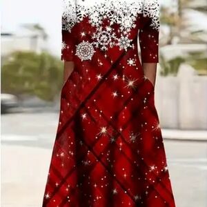 Women's Long Sleeve Dress with Pockets